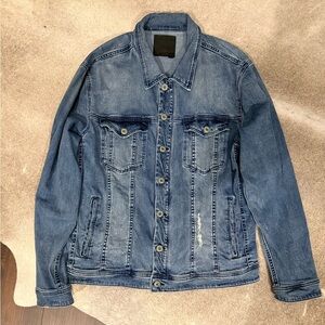 Blank NYC Men's Classic Blue Denim Jacket